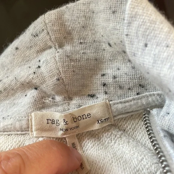 rag & bone womens city zip-up sweatshirt size XS - Picture 12 of 12